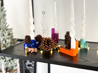 Kerzenständer "Icon" | kobaltblau